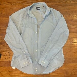 Calvin klein mens dress shirt, extreme slim fit powder blue